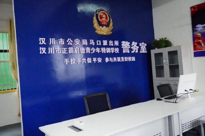 汉川市公安局马口镇派出所驻我校警务室正式启用(图2)